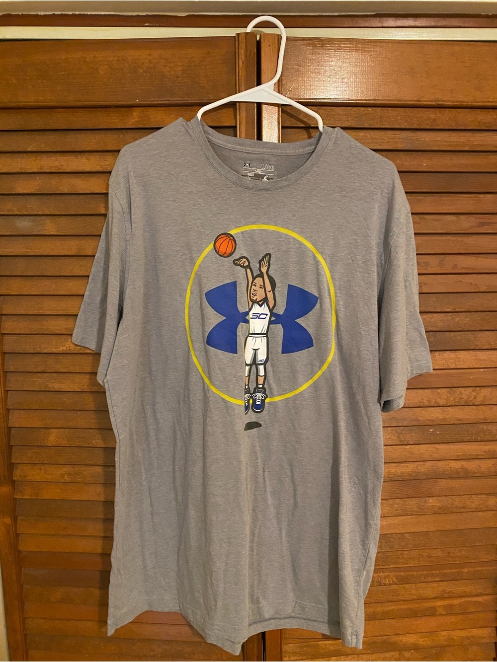 Under Armour HeatGear Stephen Curry SC30 caricature t-shirt
